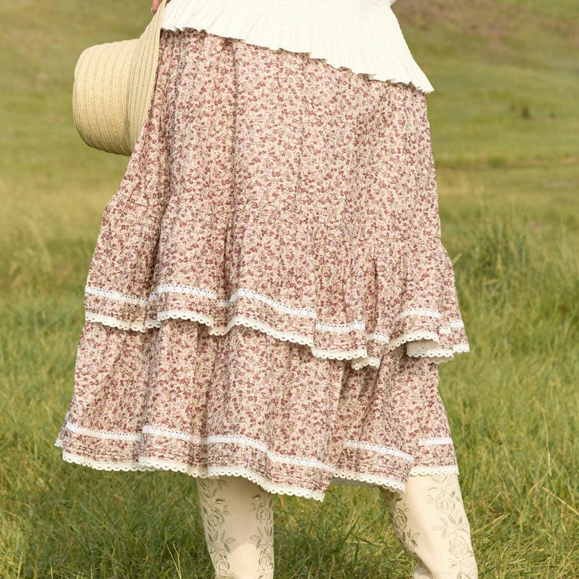 Annalise Midi Skirt in Philocaly Floral