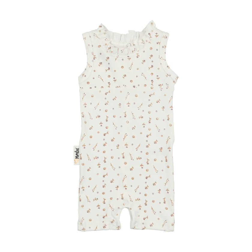 Berry Floral Footie