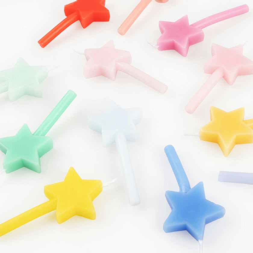 Rainbow Star Candles