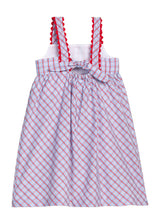Evie Dress - Patriotic Plaid