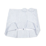 Linen Pleated Bow Skort