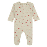 Bamboo Heart Printed Footie