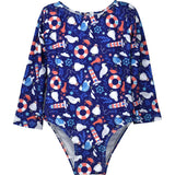 (New) UPF 50+ Charlie L/S Rash Guard Swimsuit