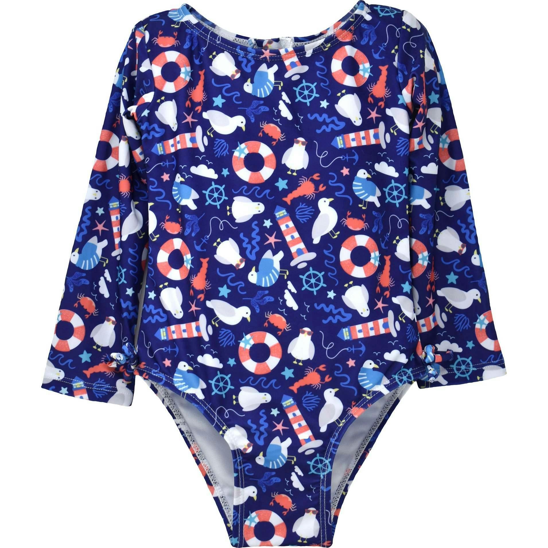 (New) UPF 50+ Charlie L/S Rash Guard Swimsuit