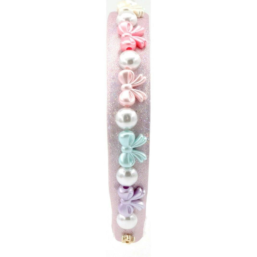Pastel Bows & Pearls Headband