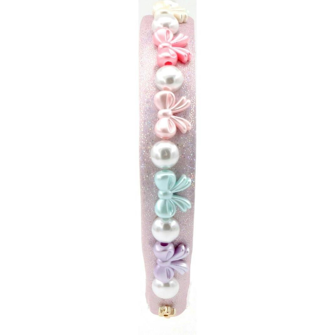 Pastel Bows & Pearls Headband