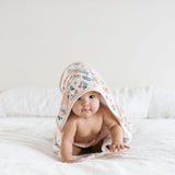 Premium Baby Knit Hooded Towel - Autumn