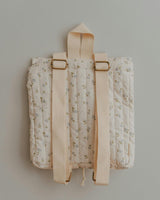 Eloise Quilted Backpack in Vintage Petite Blue