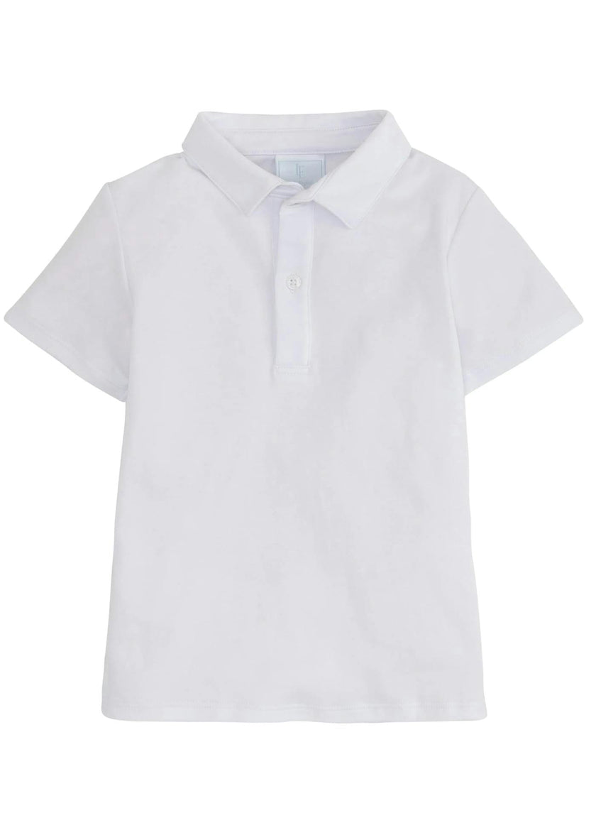 Short Sleeve Polo - White