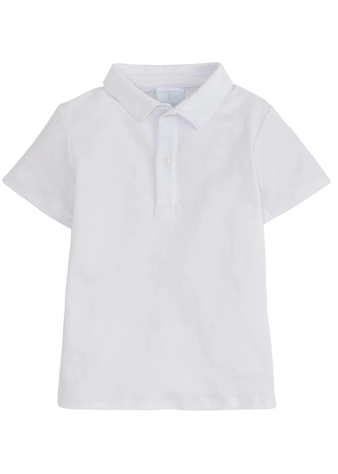 Short Sleeve Polo - White