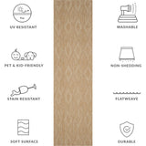 Courtyard August Indoor/Outdoor Rug, Natural