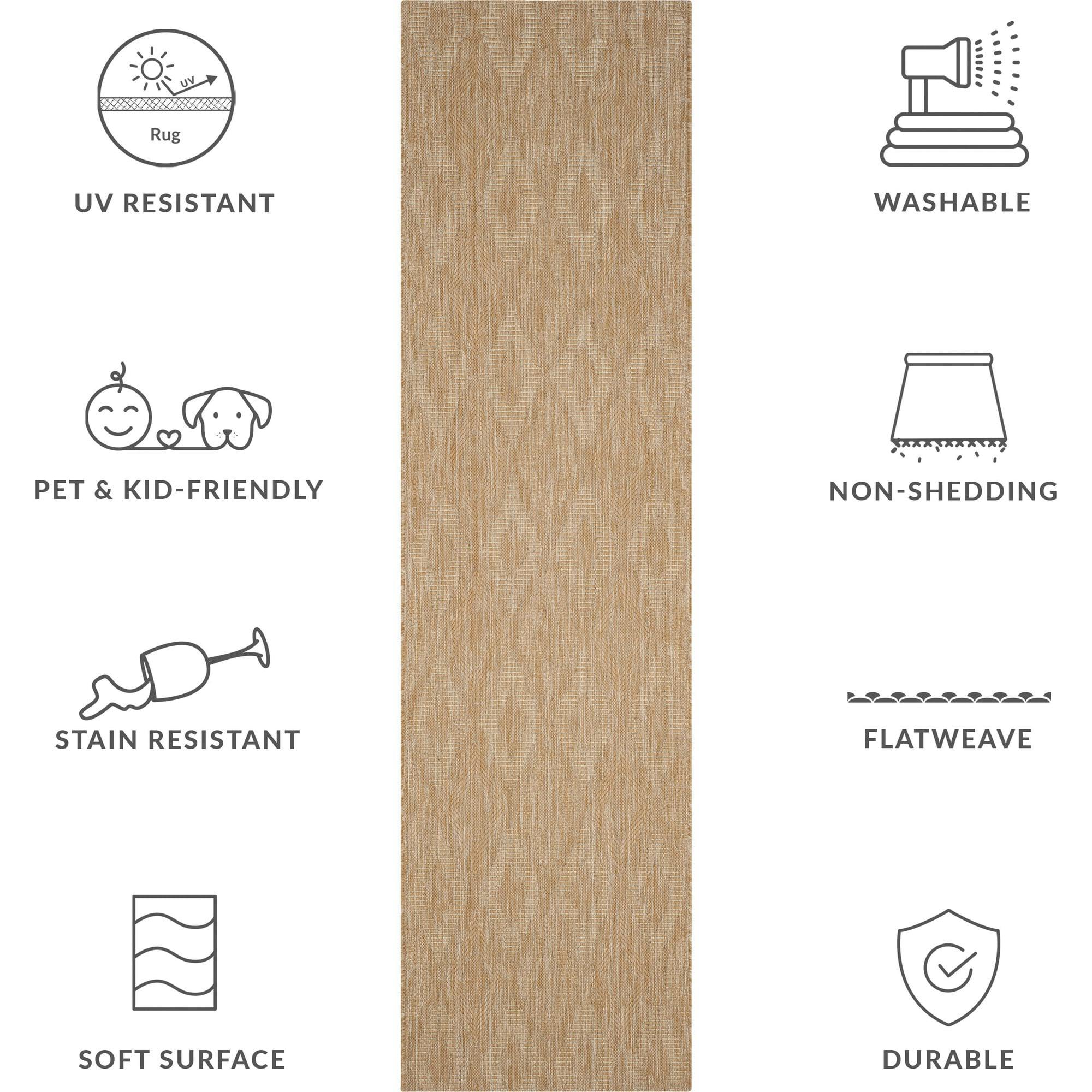 Courtyard August Indoor/Outdoor Rug, Natural