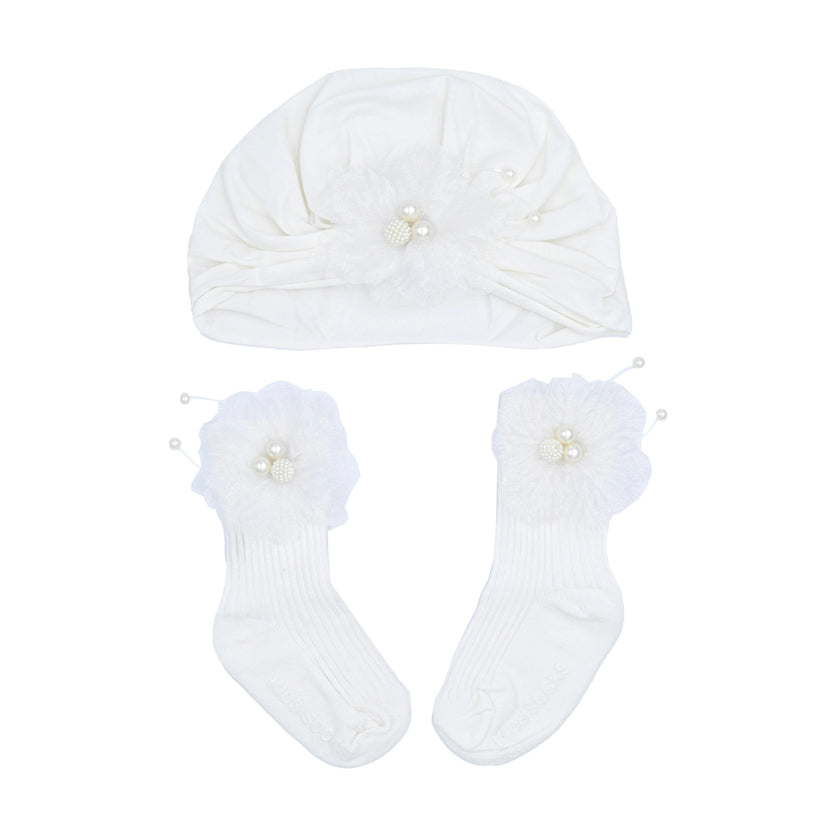 Little Bloom Hat and Sock Gift Set