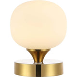 Owen 6.13" Bohemian Farmhouse Iron Rechargeable Integrated LED Table Lamp