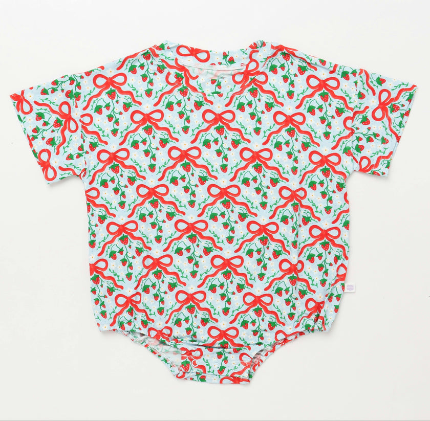 Strawberry Bows T-Shirt Bubble