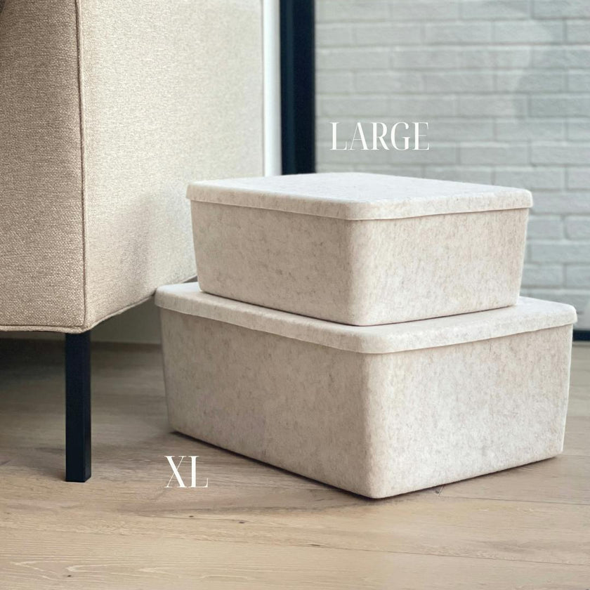 The Sculpted Bin - XL with Lid