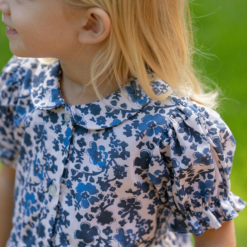 Charlotte Dress in Block Flower