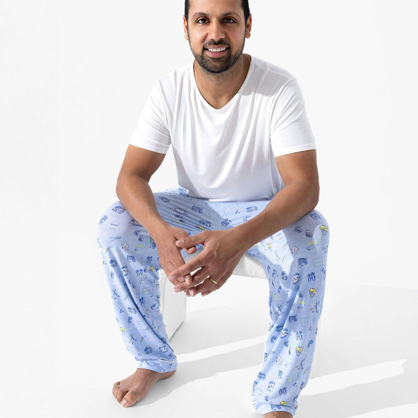 Hockey Bamboo Men's Pajama Set