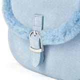 Shae Suede Crossbody Buckled Bag