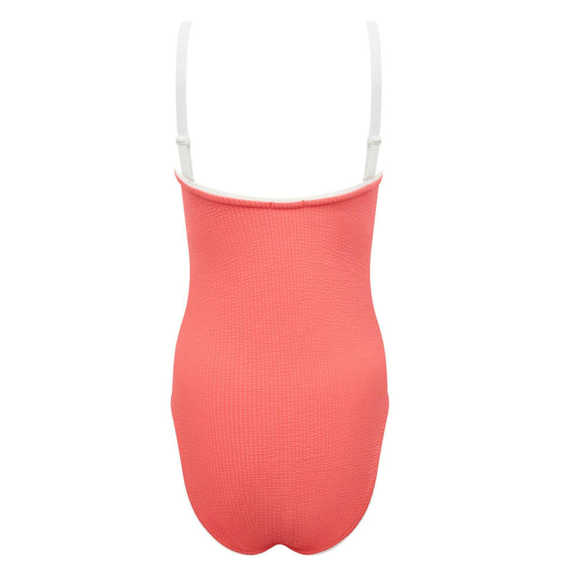 women's sailor red seersucker one piece