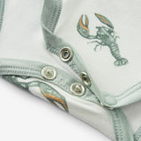 Mint Lobster Luxe Stretch Short Sleeve One Piece