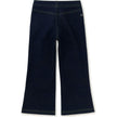 Denim-Like Flare Pants, Blue