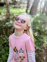 Classic Wayfarer Sustainable Sunglasses | Bio-Based · Bendable · Polarized | Child | 3-8 Y | Ivory Tortoise