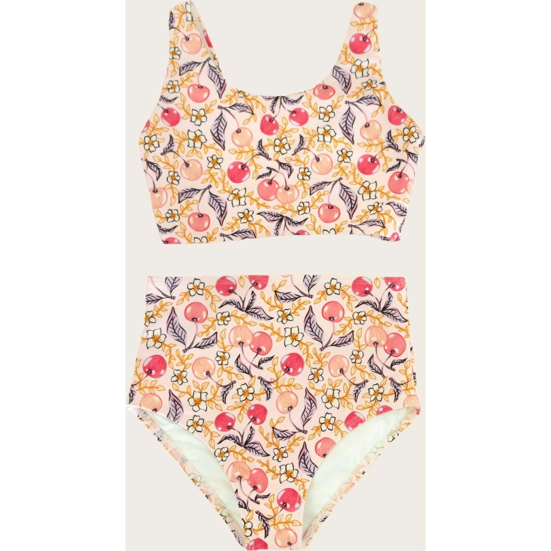 Santine Cherry Two Piece Tank