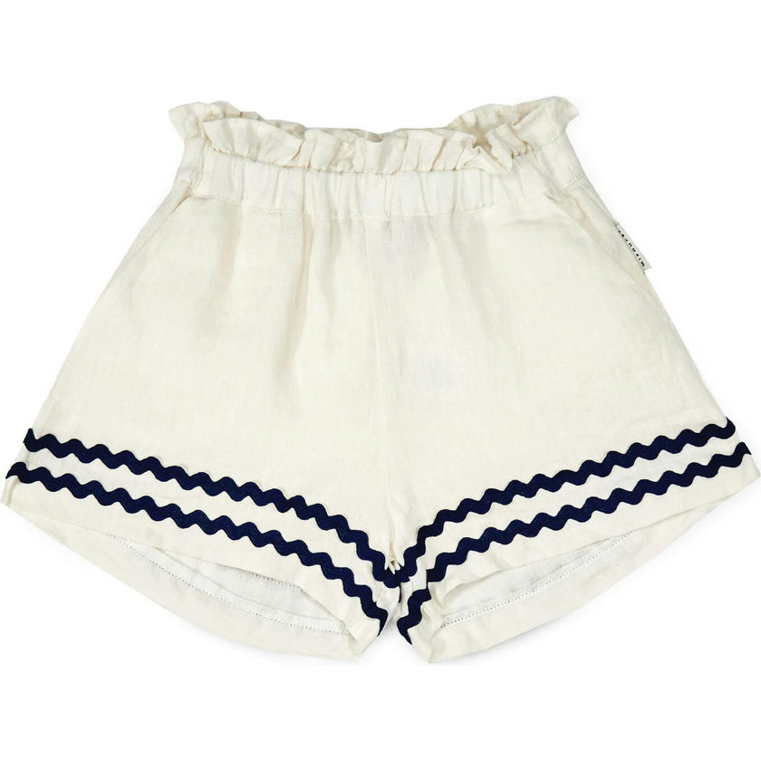 Mipounet SS26 Isaline Linen, Short Ecru