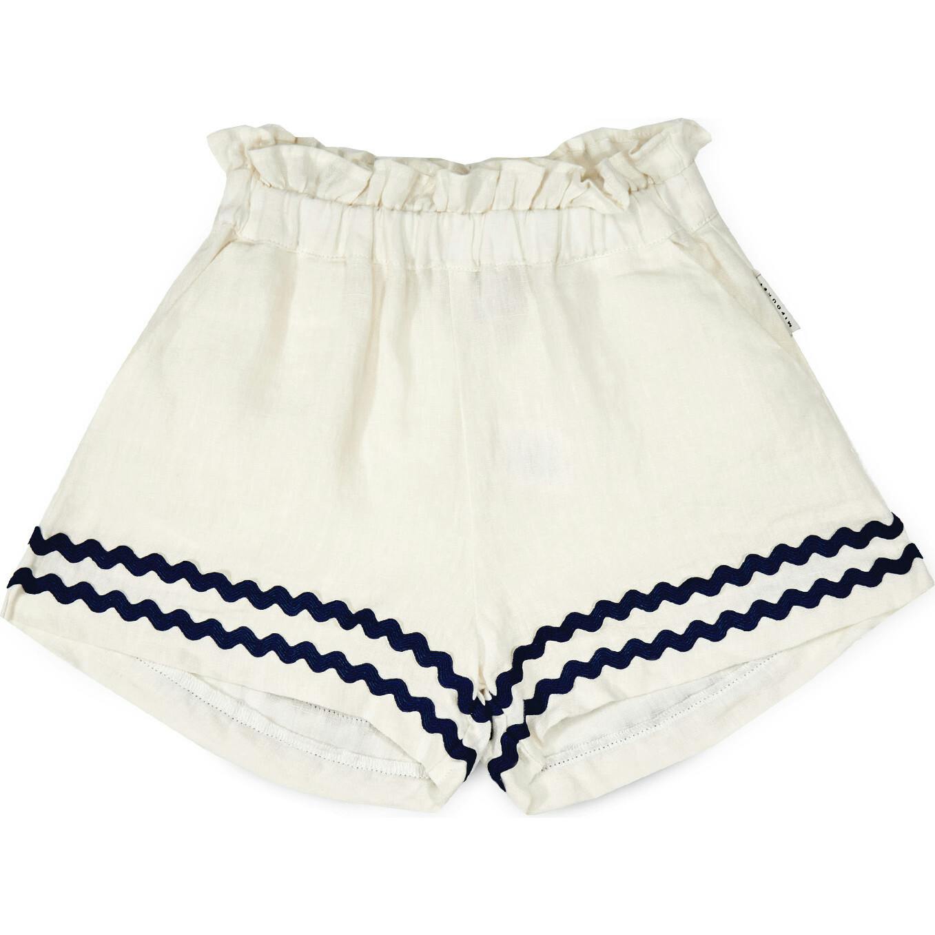 Mipounet SS26 Isaline Linen, Short Ecru