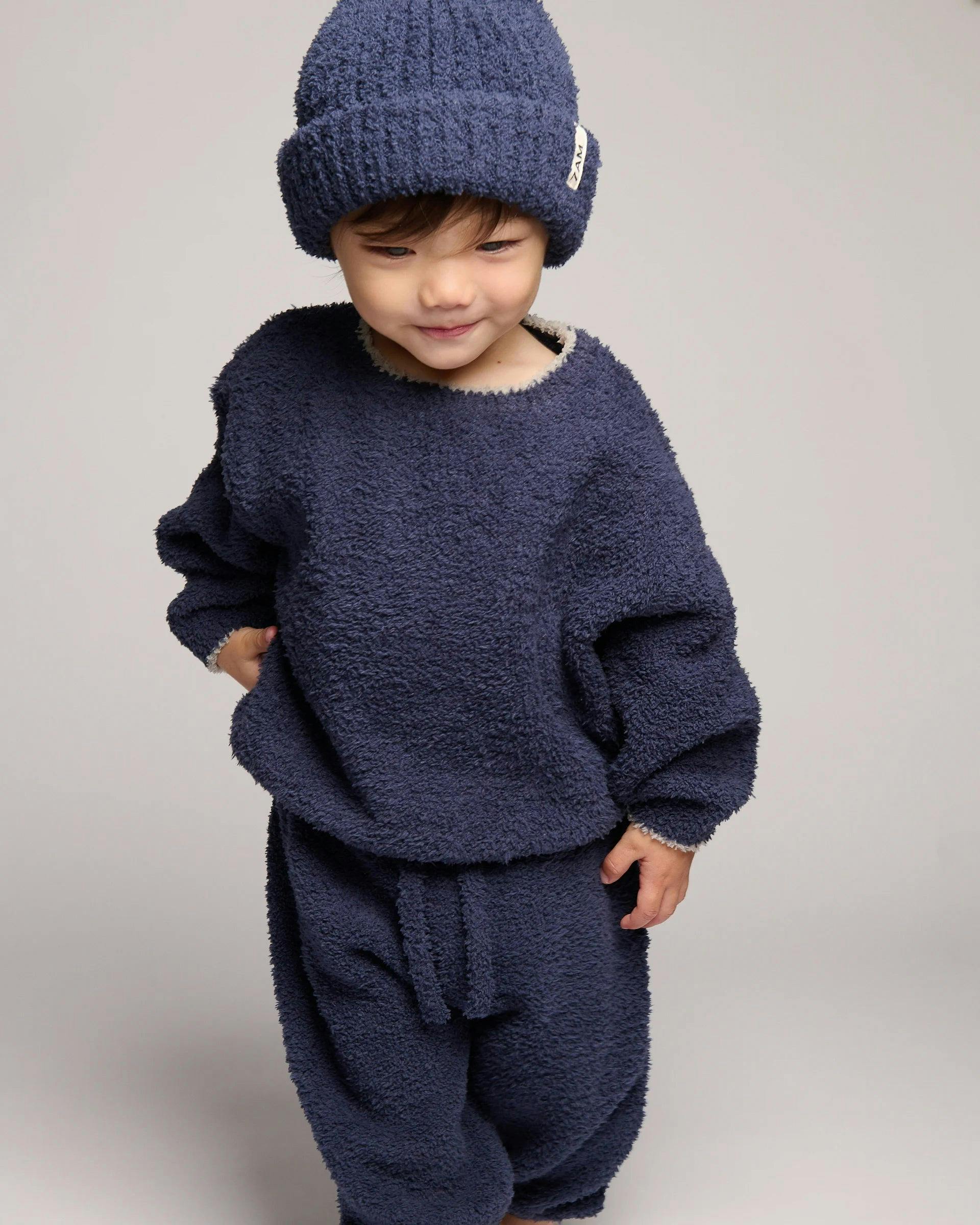 Ribbed Beanie • Fuzzy