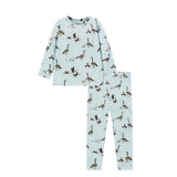 Goose Luxe Stretch Long Sleeve Two Piece Pajama Set