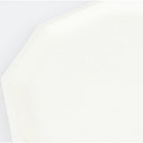 Cream Decagon Compostable Side Plates
