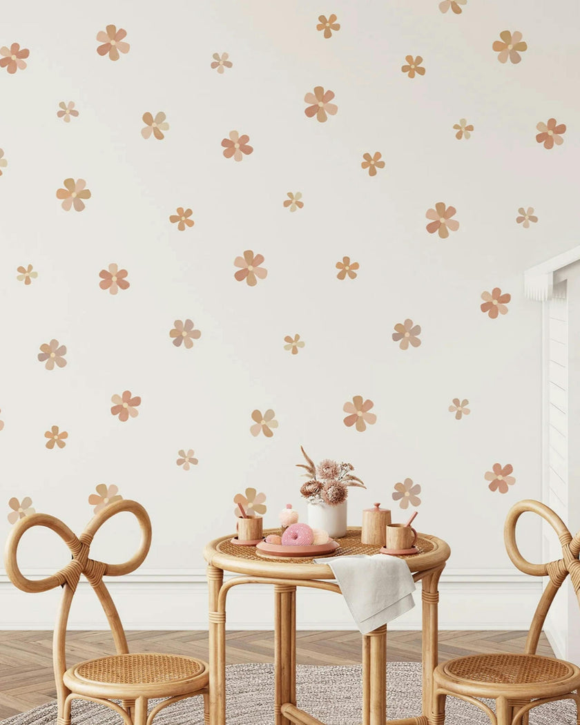 Peel & Stick Fabric Wall Stickers - Flowers