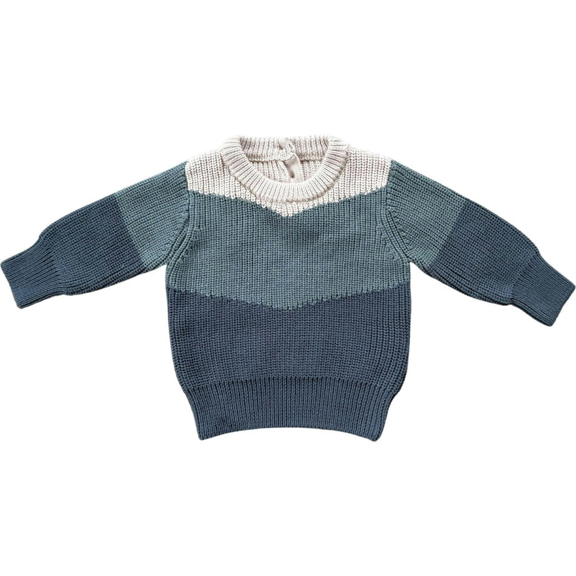 Boy's Colorblock Knit Sweater