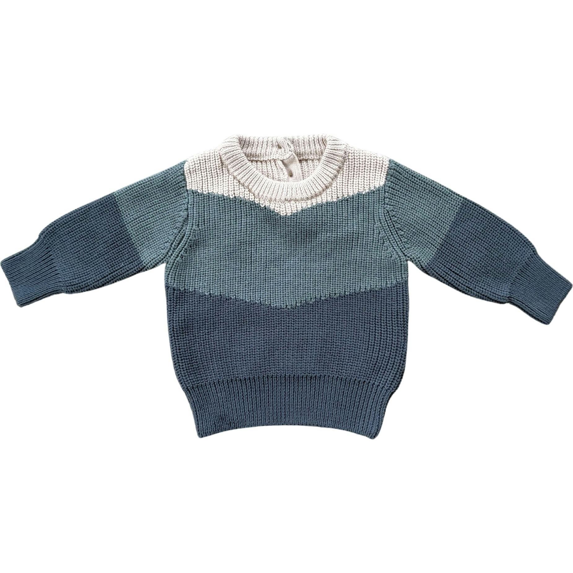 Boy's Colorblock Knit Sweater