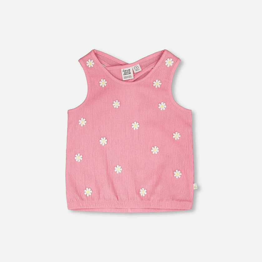 Crinkle Jersey Tank Top