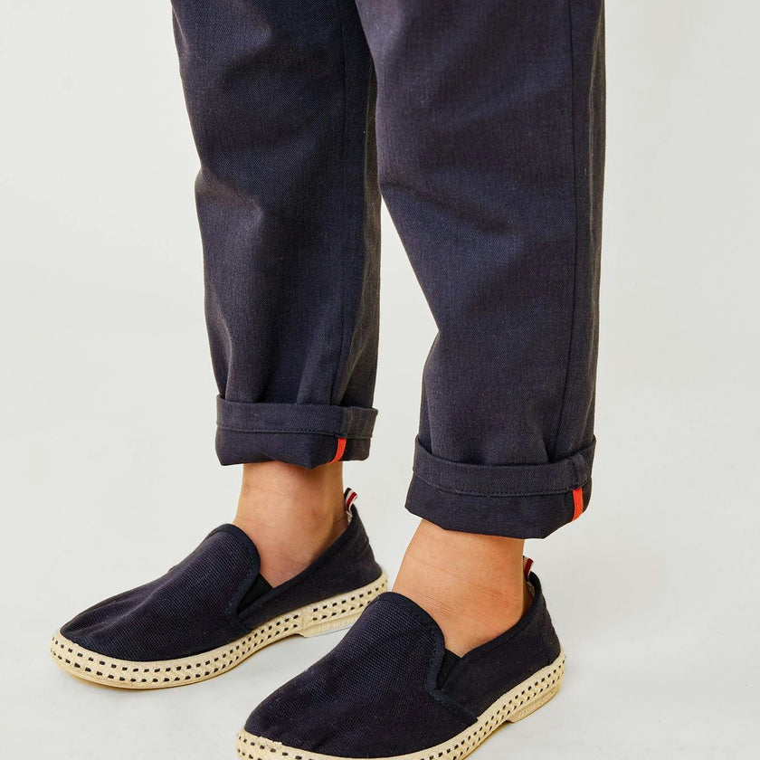 Bowie Pant, Navy with Red Drawcord