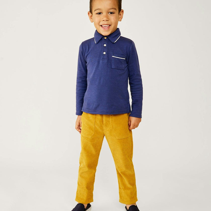 Grow Pant, Mustard Corduroy