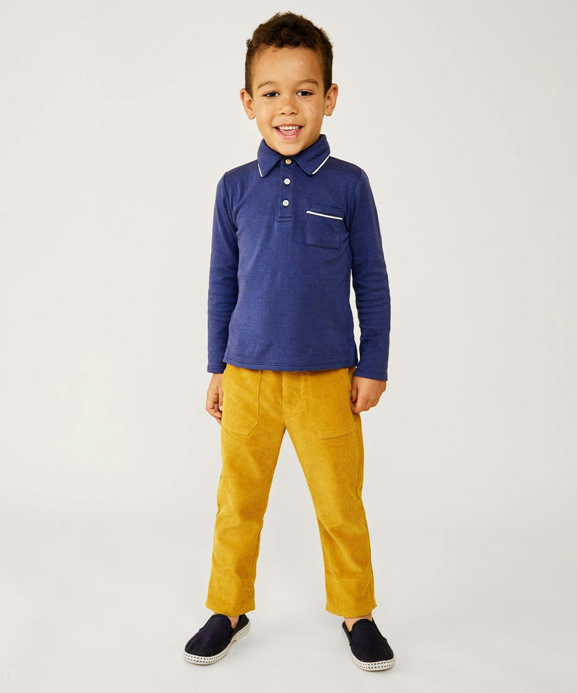 Grow Pant, Mustard Corduroy