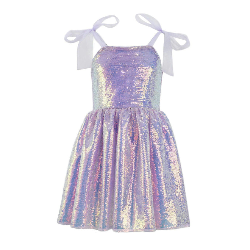 Lavender Sequin Tank Dress