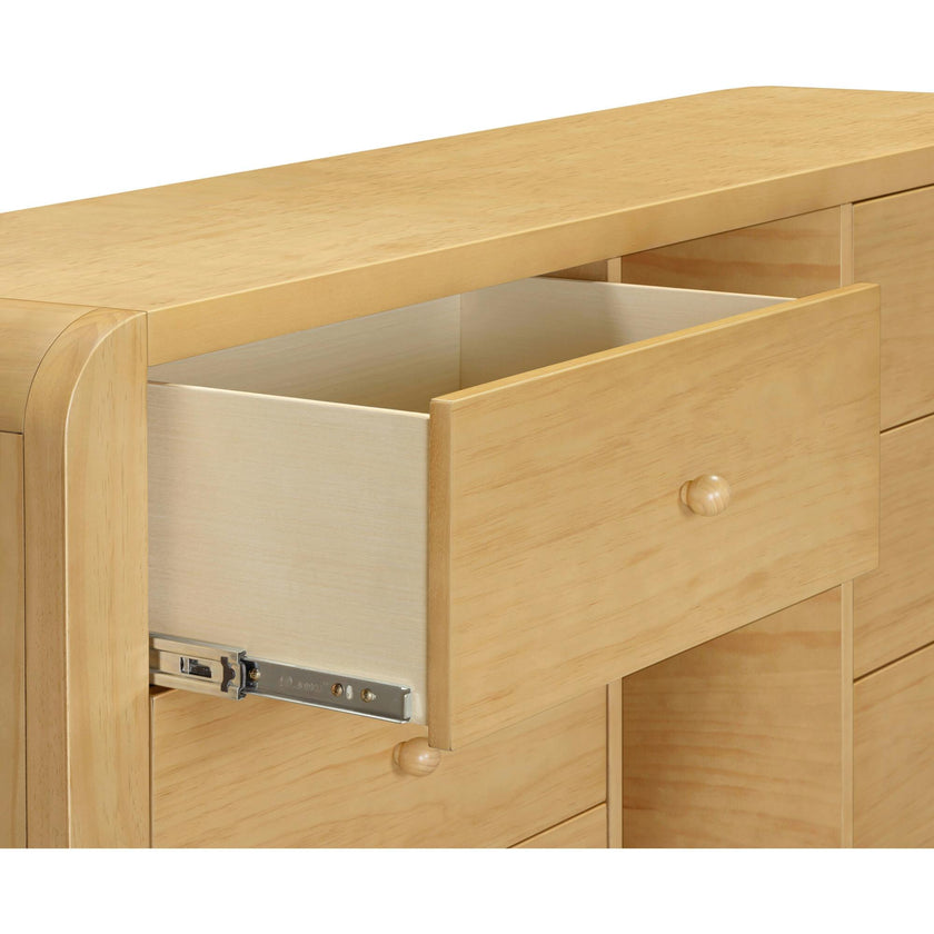 TipToe 6-Drawer Extra Wide Assembled Dresser with Cubbies (62")