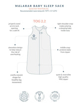 TOG 2.2 (Quilted) Wearable Blanket Baby Sleep Sack