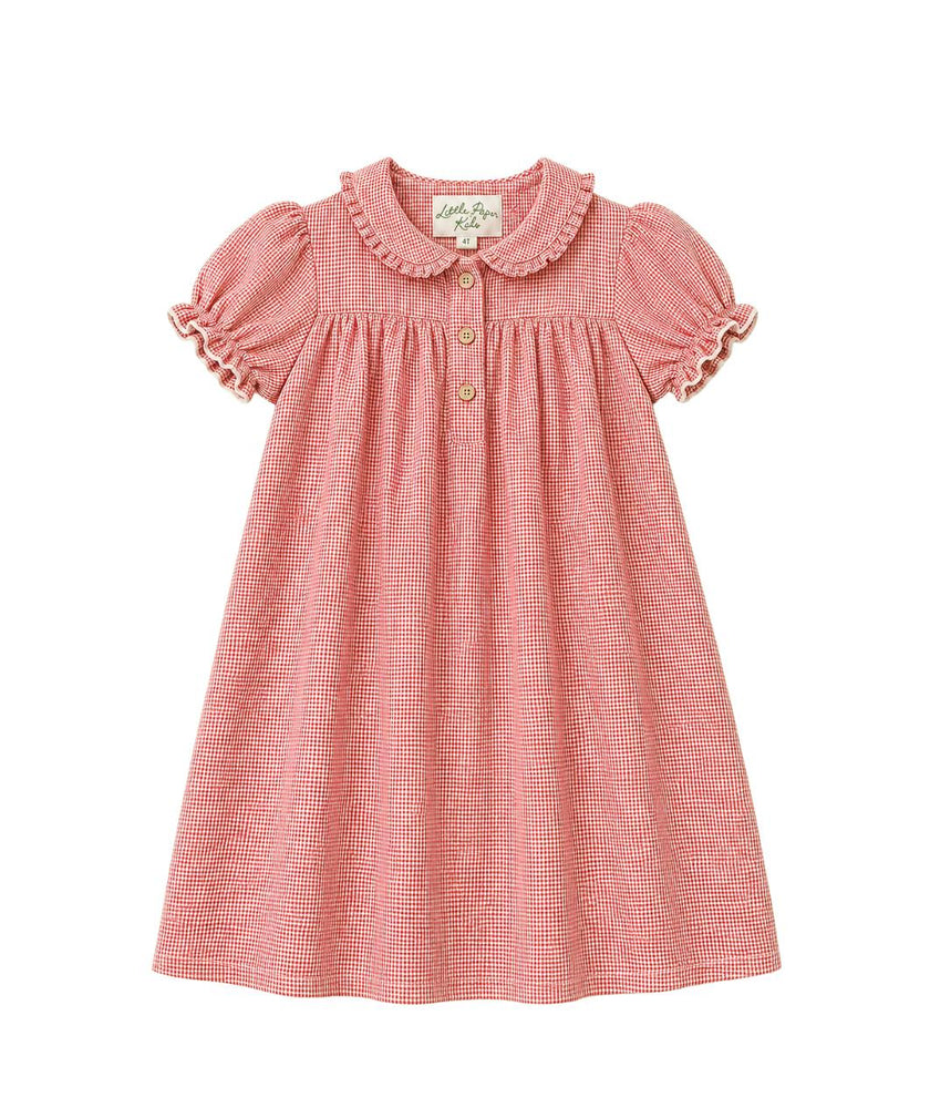 Libby Dress - Red Gingham