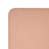 Kaleidoscope Copper Cotton Fitted Crib Sheet