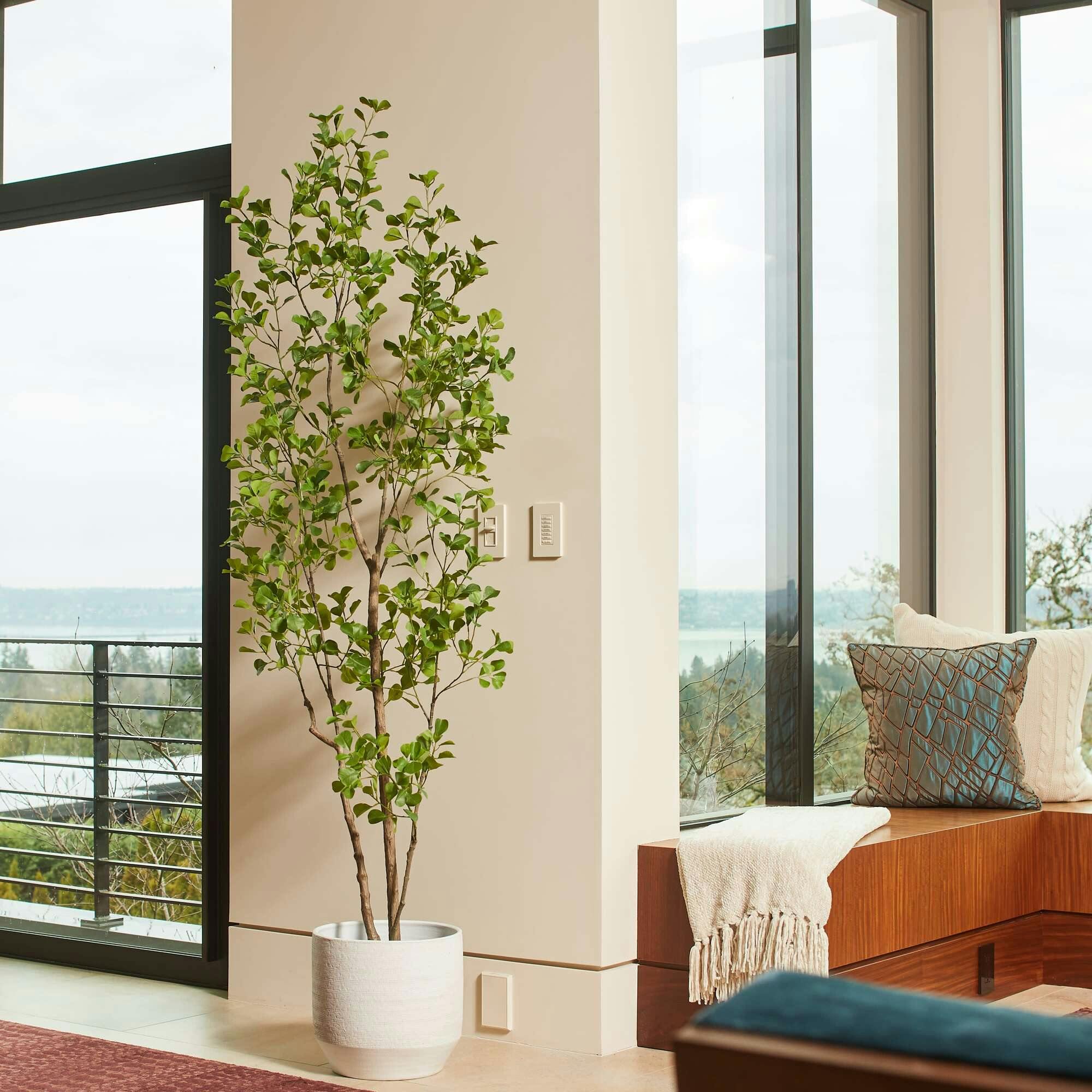 7' Artificial Heart Ficus Tree