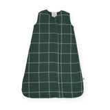Cotton Muslin Sleep Bag - Evergreen Plaid