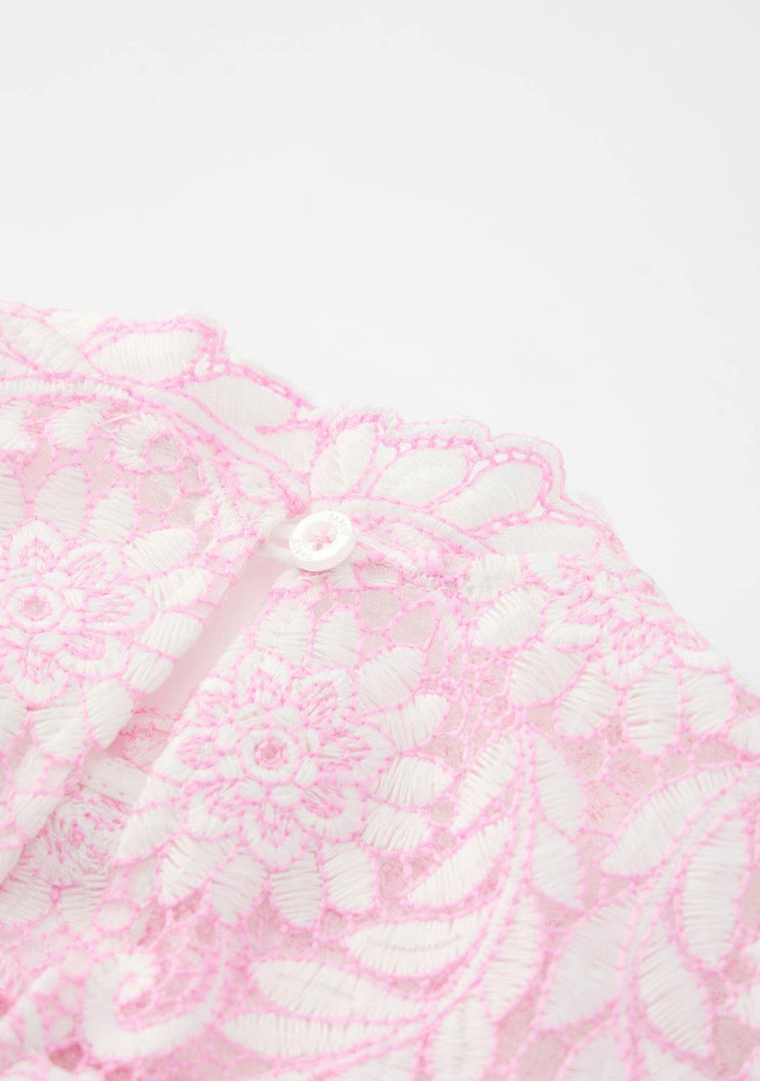 Primrose Embroidery Mini Dress