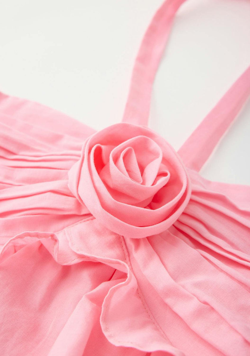 Ellie Cotton Frill Maxi Dress
