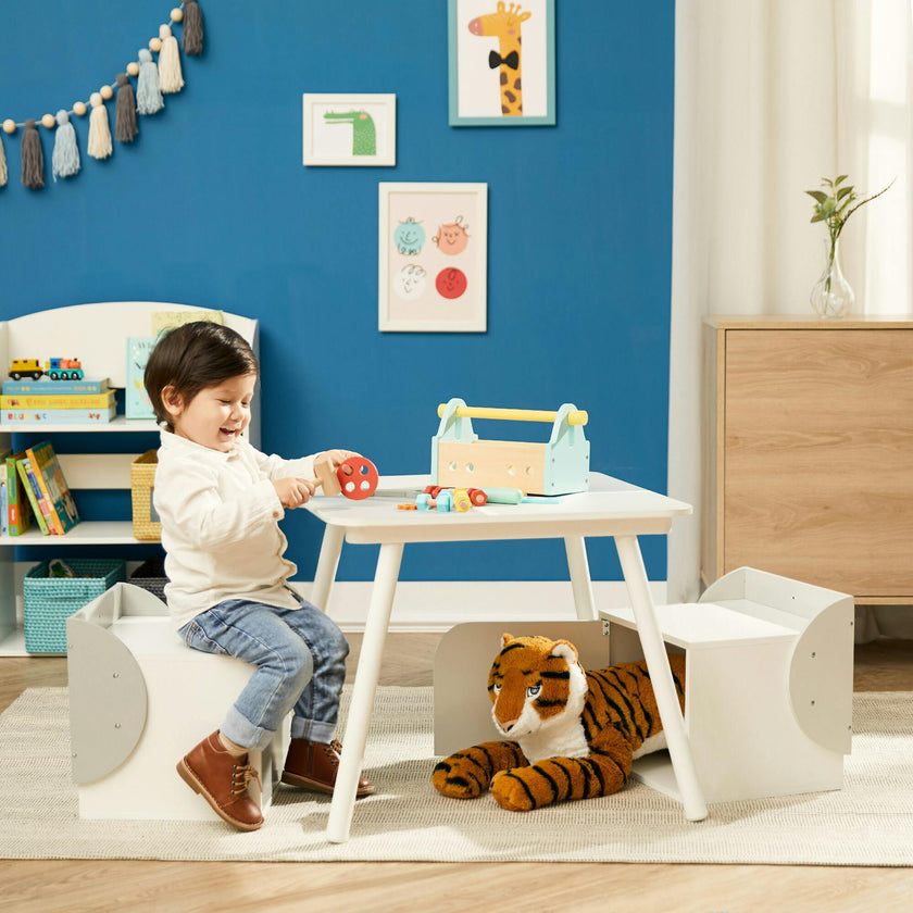 Fantasy Fields by Teamson Kids - Biscay Bricks Table & Chairs Kids Furniture